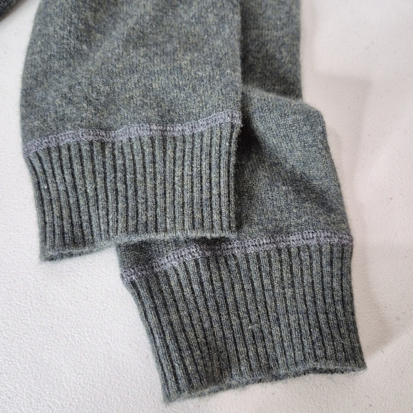 Forte Cashmere Mock Neck 1/4-Zip Sweater - Size L - Picture 6 of 10